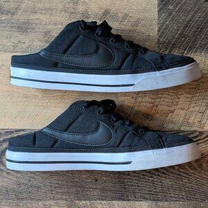 Nike Court Legacy Mules Black Shoes Sneakers Lace-Up